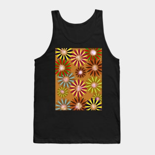 Autumnal Floral Design Tank Top